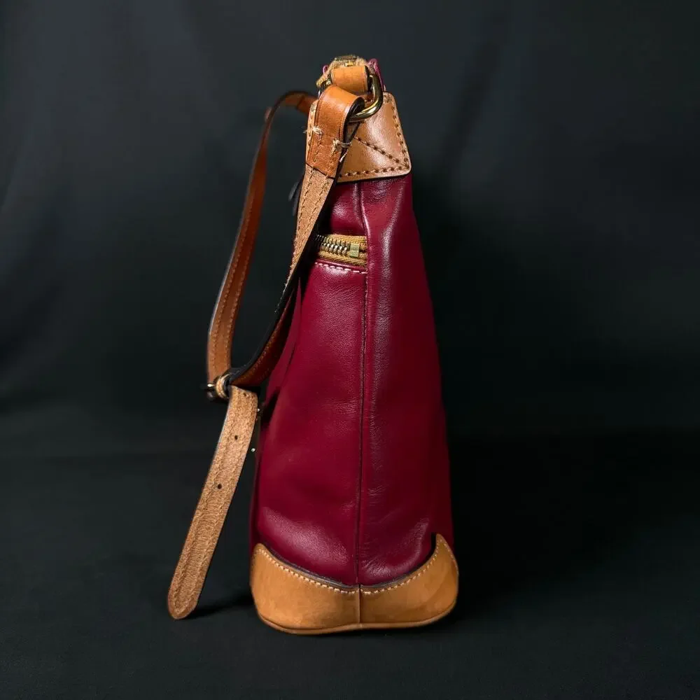 Dooney & Bourke Wexford Smooth Leather Crossbody Color Mulberry